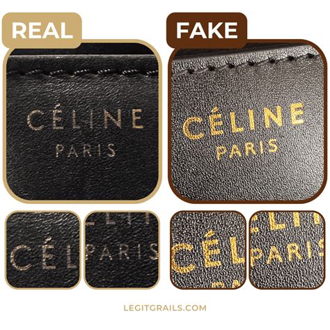 celine fake vs real|authentic or fake celine bags.